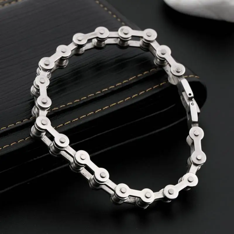 Men Biker Bicycle Motorcycle Chain Bracelet Bangle Punk Titanium Steel Bracelet Men Bangle Men Jewelry Trendy Bracelet
Men Biker Bicycle Motorcycle Chain Bracelet Bangle Punk Titanium Steel Bracelet Men Bangle Men Jewelry Trendy Bracelet