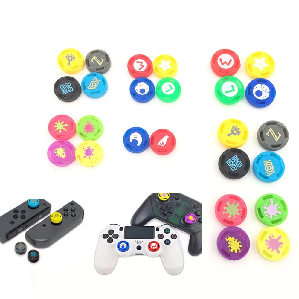 Для Switch Joy Con Thumb Stick Grip Cap s Pro контроллер Крышка джойстика аналоговая Кнопка для PS4