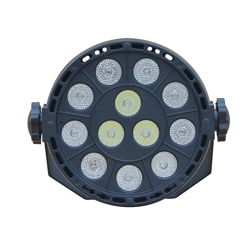 Светодиодный пластиковый мини-светильник с 12 шт. лампами бусинами 3 Вт RGBW цвет DMX512