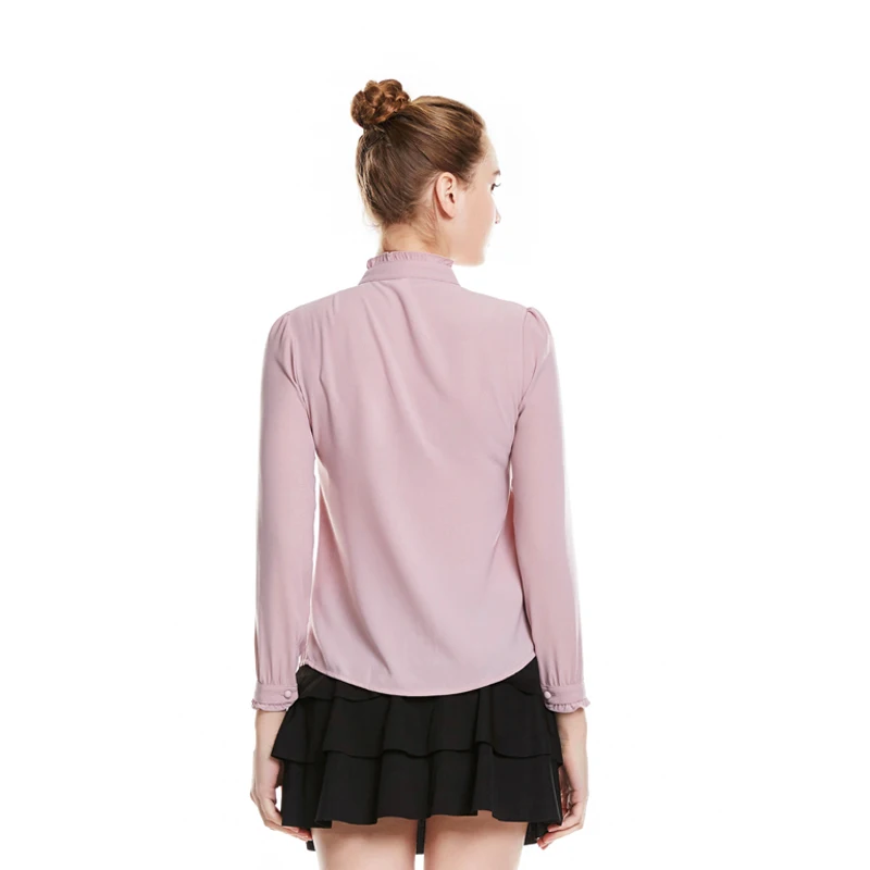 ePacket shipping Slim Style Lady Casual Long Sleeve Shirts Solid Color Women Sweet Blouses Size S-3XL
ePacket shipping Slim Style Lady Casual Long Sleeve Shirts Solid Color Women Sweet Blouses Size S-3XL