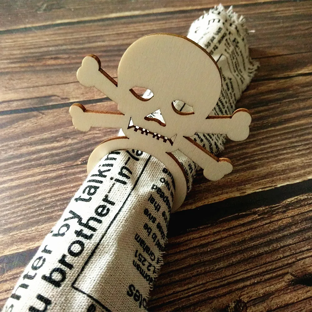 12pcs Halloween Party Decoration Wooden Laser Cut Skeleton Shape Napkin Ring Holders Rings Table Decors Art Wood Craft
12pcs Halloween Party Decoration Wooden Laser Cut Skeleton Shape Napkin Ring Holders Rings Table Decors Art Wood Craft