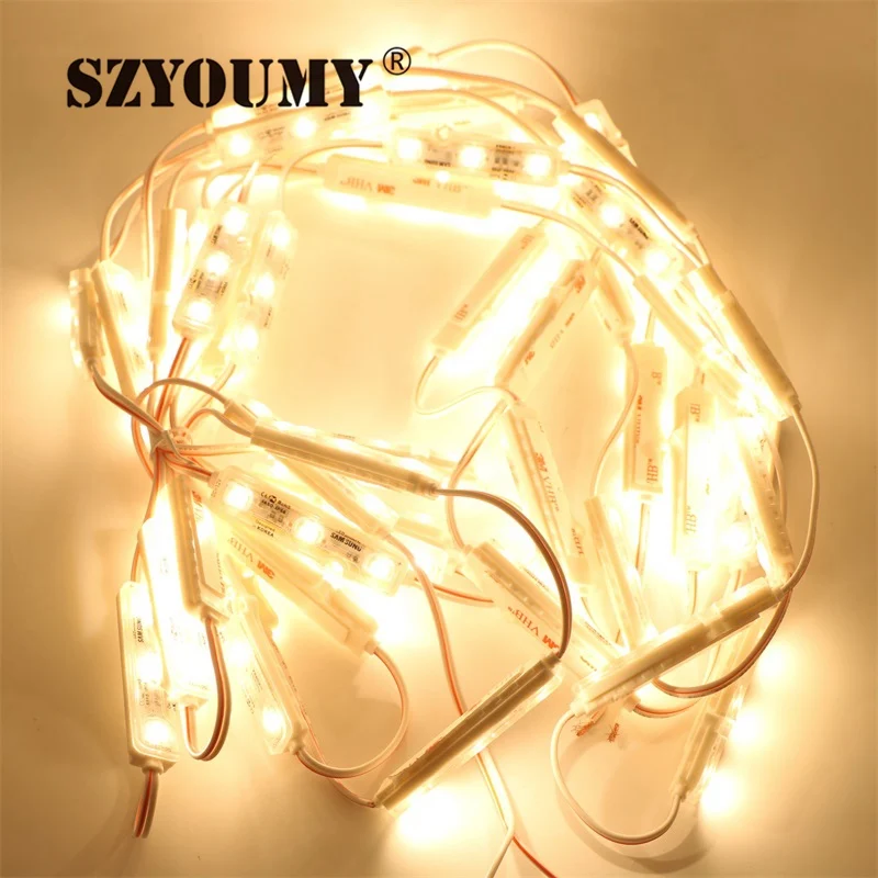 SZYOUMY SMD 3 Led Module 5730 Ultrasonic Led Module 160 Degree Lens For Lightbox, Available Led Colour White/green/blue/red
SZYOUMY SMD 3 Led Module 5730 Ultrasonic Led Module 160 Degree Lens For Lightbox, Available Led Colour White/green/blue/red