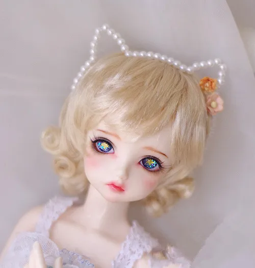 Doll wigs imitation mohair wigs light gold color curly hair available for 1/4 1/3 BJD SD DD MDD doll accessories
Doll wigs imitation mohair wigs light gold color curly hair available for 1/4 1/3 BJD SD DD MDD doll accessories