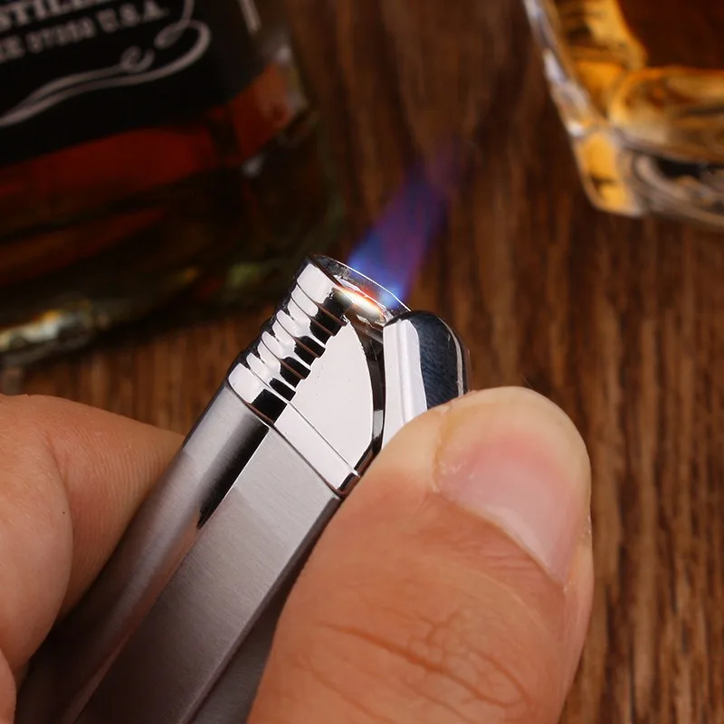 Mini Portable Metal Long Strip Inflatable Windproof Lighter Refillable Gas Lighters Blue Flame Cigarette Lighter
Mini Portable Metal Long Strip Inflatable Windproof Lighter Refillable Gas Lighters Blue Flame Cigarette Lighter