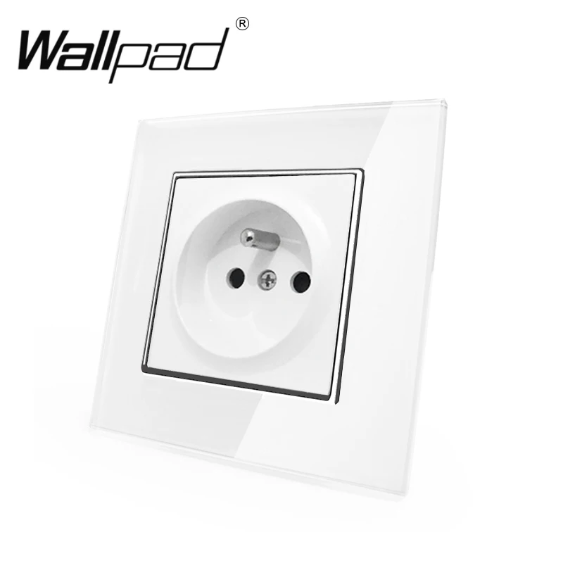 EU French Standard Socket with Claws Wallpad White Glass Panel Schuko French EU Style Wall Plug Power Outlet Socket with Hook
EU French Standard Socket with Claws Wallpad White Glass Panel Schuko French EU Style Wall Plug Power Outlet Socket with Hook