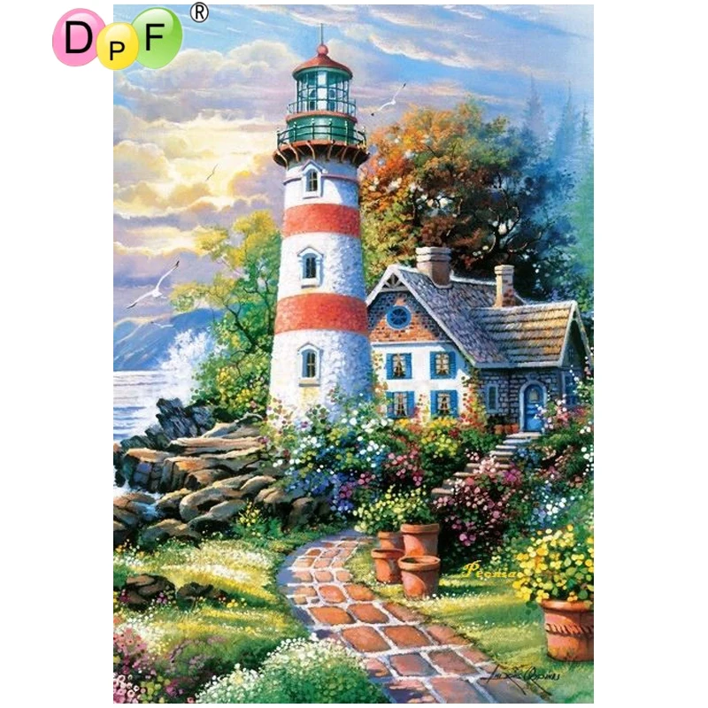 DPF DIY The lighthouse 5D crafts home decor wall painting mosaic full square diamond painting cross stitch diamond embroidery
DPF DIY The lighthouse 5D crafts home decor wall painting mosaic full square diamond painting cross stitch diamond embroidery