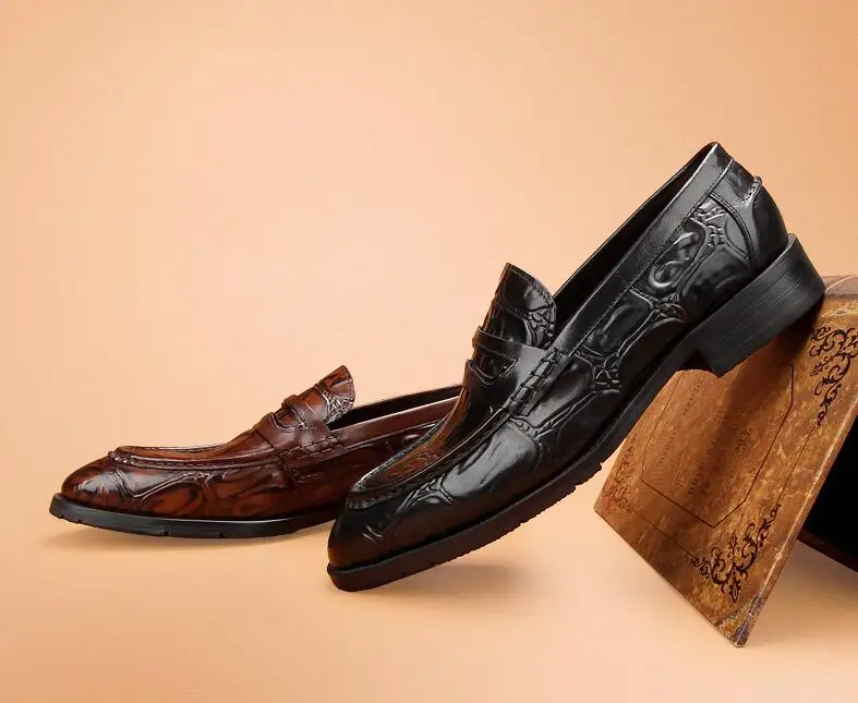 Men's Dress Shoes Genuine Leather Slip On Flats Loafers Smart Casual Pleated Summer Moccasins Wedding Oxfords
Men's Dress Shoes Genuine Leather Slip On Flats Loafers Smart Casual Pleated Summer Moccasins Wedding Oxfords