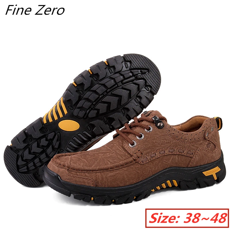 New Hot Men Comfortable Non-Slip Hiking Shoes First Layer Cowhide Leather Sneakers Men Breathable Hiking Boots Big Size 38-48
New Hot Men Comfortable Non-Slip Hiking Shoes First Layer Cowhide Leather Sneakers Men Breathable Hiking Boots Big Size 38-48