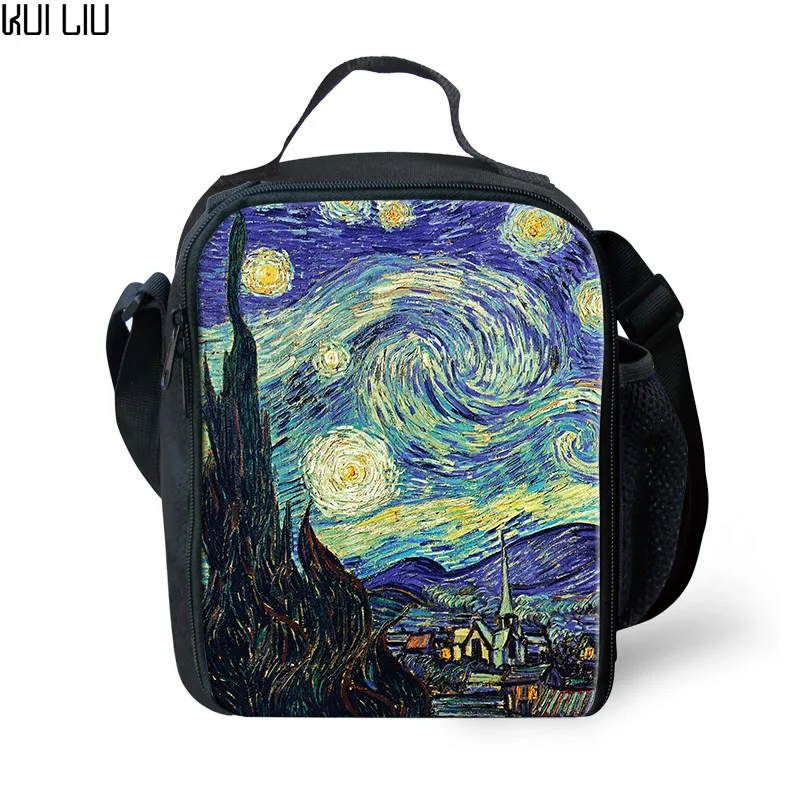 Customized Thermal Lunch Bag Kids School Food bag Beagles Handle Bags Fruit Keep Warm Pouch Vincent van Gogh Starry Night Print
Customized Thermal Lunch Bag Kids School Food bag Beagles Handle Bags Fruit Keep Warm Pouch Vincent van Gogh Starry Night Print