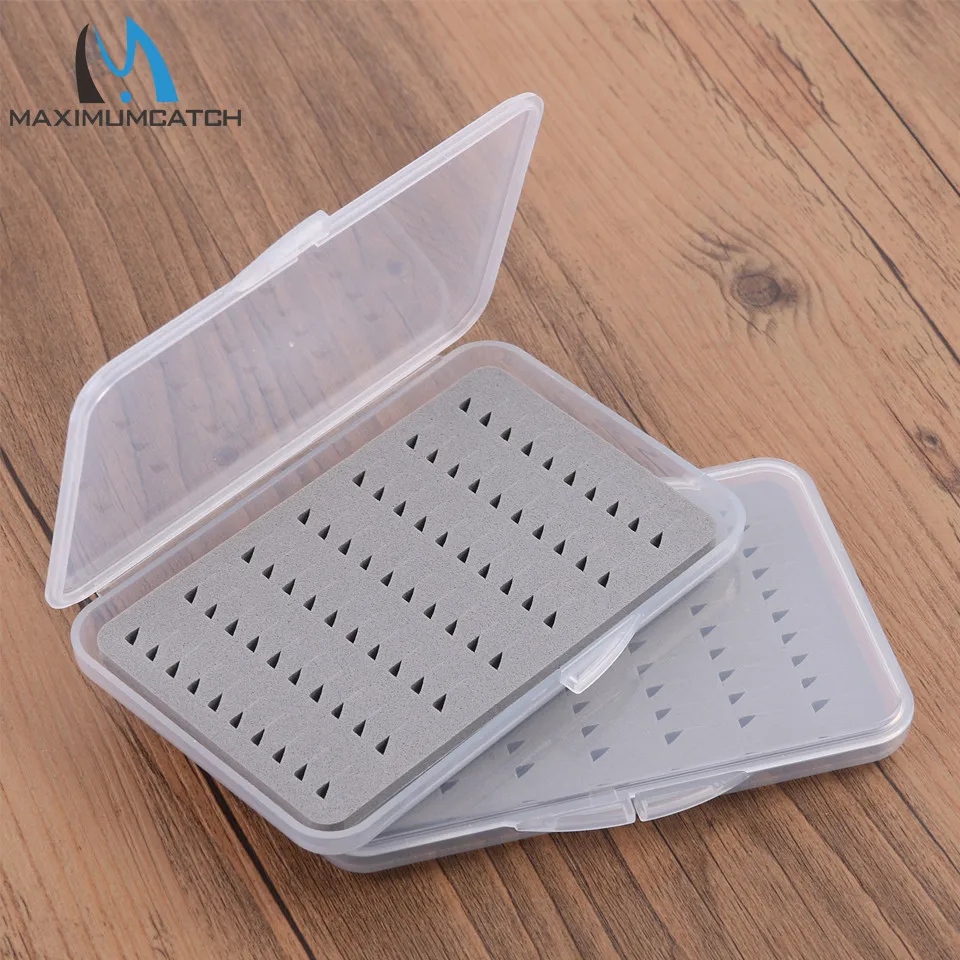 Maximumcatch 2Pcs Transparent Waterproof Fly Fishing Boxes Small Size Flies Hook Holders Slim Plastic Fly Box
Maximumcatch 2Pcs Transparent Waterproof Fly Fishing Boxes Small Size Flies Hook Holders Slim Plastic Fly Box