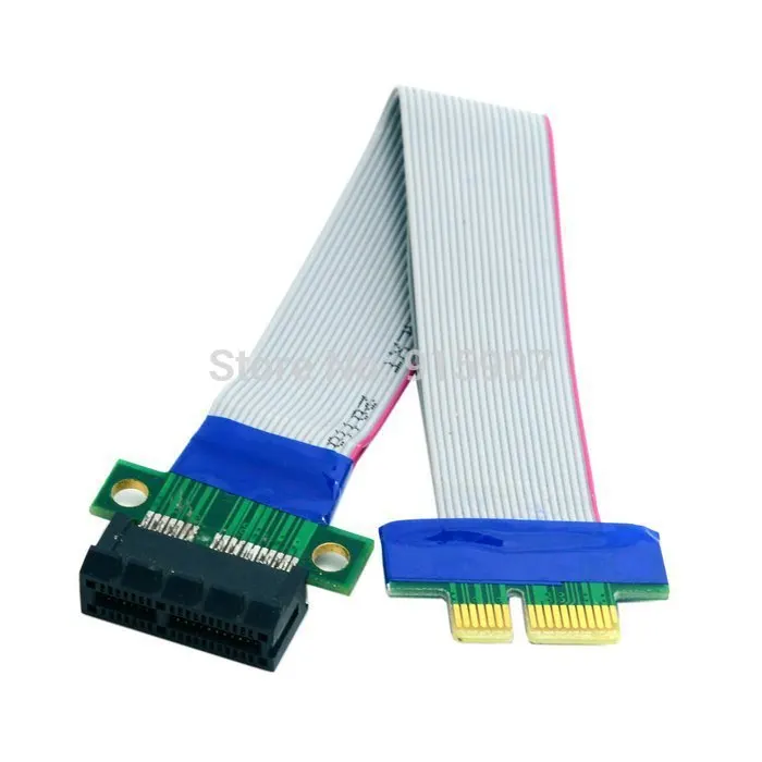 

Xiwai PCI-E Express 1X Slot Riser Card Extender Extension Ribbon Flex Relocate Cable 20cm