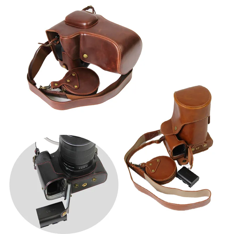 Luxury PU Leather Camera Case Bag For Canon 5D4 5D2 5D3 5D Mark III 5D Mark IV With Strap Mini Pouch Removable Battery 
Luxury PU Leather Camera Case Bag For Canon 5D4 5D2 5D3 5D Mark III 5D Mark IV With Strap Mini Pouch Removable Battery