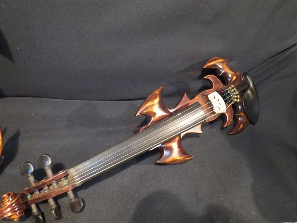 Handmade New Dark Brown Great Streamline Model 4/4 Electric Violin Solid Wood String Instrument Rosin Case Bow Include
Handmade New Dark Brown Great Streamline Model 4/4 Electric Violin Solid Wood String Instrument Rosin Case Bow Include