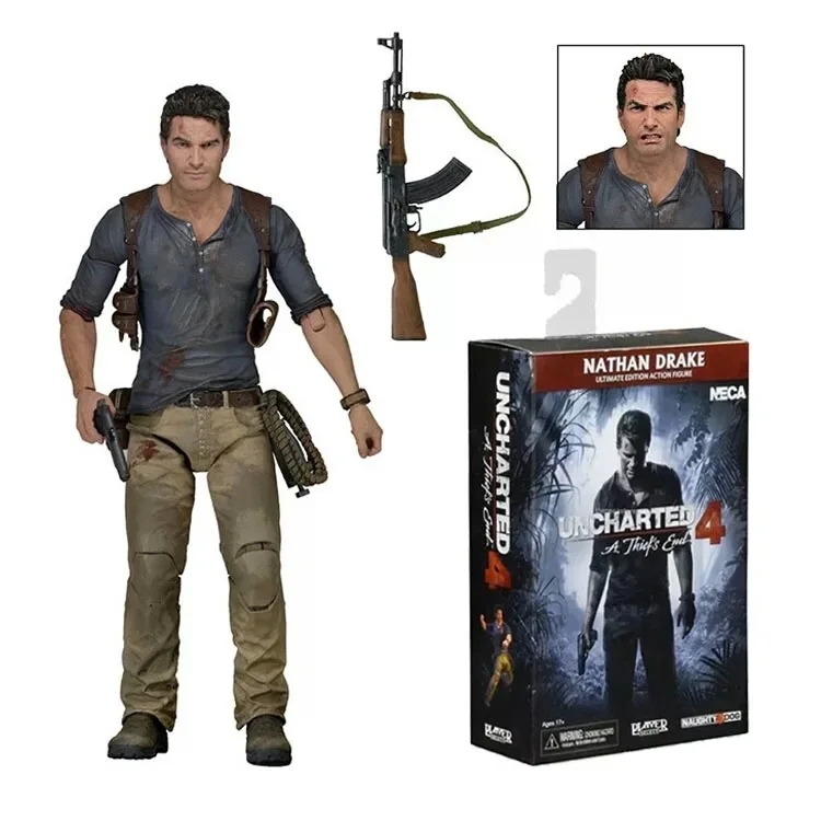 NECA Uncharted 4 A thief's end NATHAN DRAKE Ultimate Edition ПВХ фигурка Коллекционная модель игрушки 7