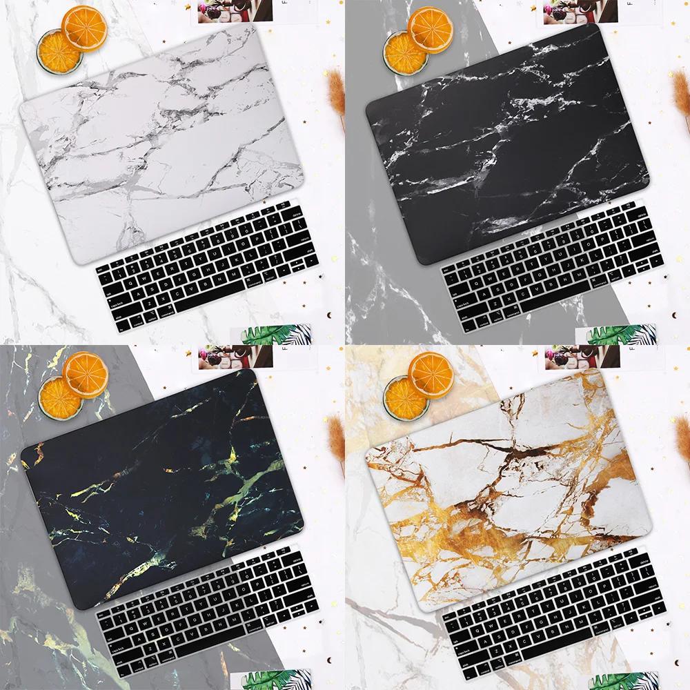 Жесткий чехол Redlai с мраморной текстурой для Macbook Air Pro retina 13 15 "чехол ноутбука 2017