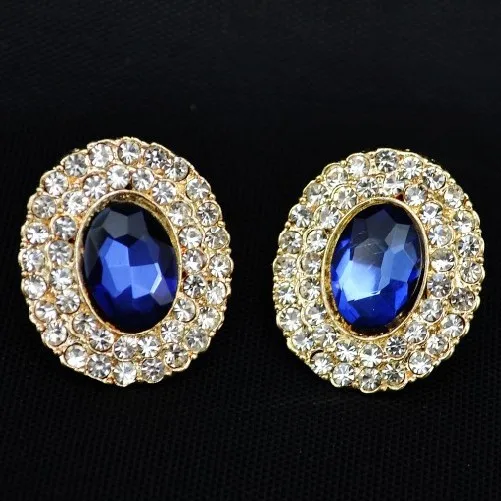 2017 Luxurious Oval Crystal Rhinestone Gem Stud Earrings Wholesale and Retail Jewelry Earrings for Women
2017 Luxurious Oval Crystal Rhinestone Gem Stud Earrings Wholesale and Retail Jewelry Earrings for Women