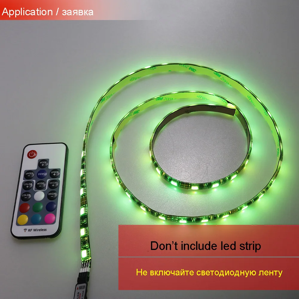 17Key USB RGB LED Controller Mini Controller DC 5V 24V 12A RF Wireless Remote for RGB 3528 5050 smd Led Strip lighting New JQ
17Key USB RGB LED Controller Mini Controller DC 5V 24V 12A RF Wireless Remote for RGB 3528 5050 smd Led Strip lighting New JQ