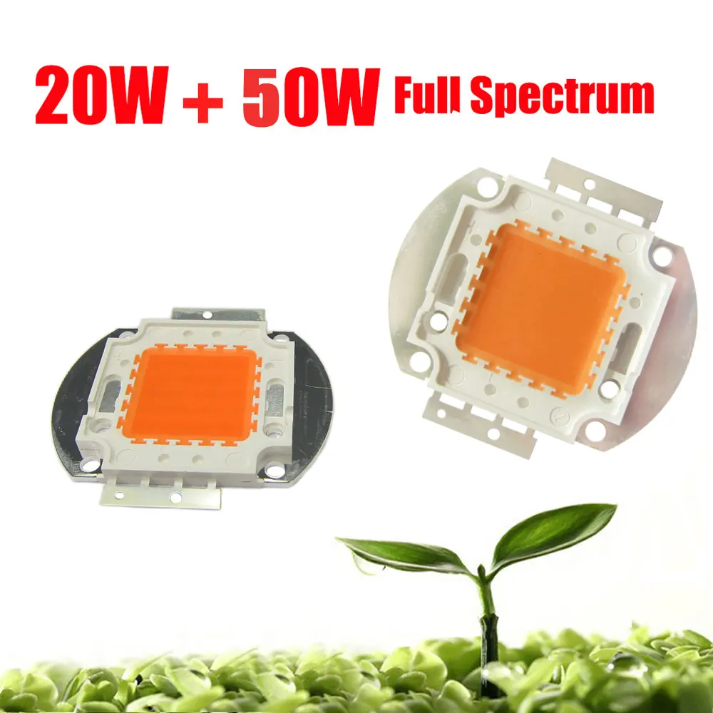 High Power 45mil1pcs 20W + 1pcs 50W BridgeLux SMD LED Chip Lamp For Plant Frow, Full Spectrum 380~840nm LED Light Emitting Bulb
High Power 45mil1pcs 20W + 1pcs 50W BridgeLux SMD LED Chip Lamp For Plant Frow, Full Spectrum 380~840nm LED Light Emitting Bulb