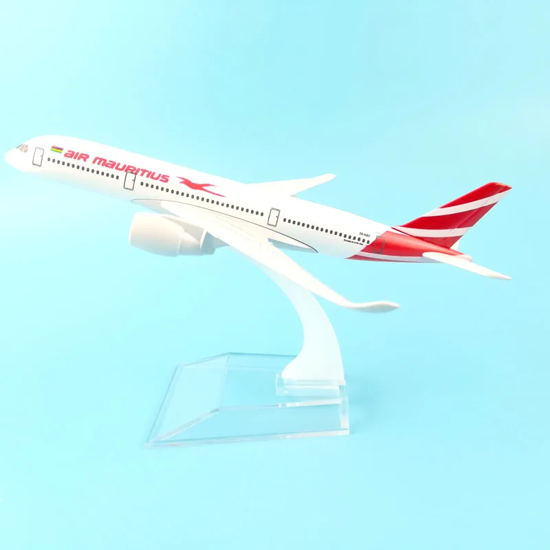 Авиакомпаний 16 см A350 900 AIR MAURITIUS металлического сплава модель самолета Игрушечная