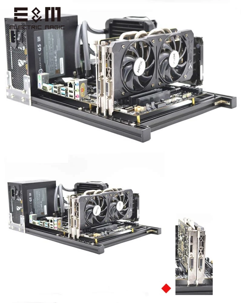 Aluminum Test Bench for ITX MATX ATX EATX Computer Open Frame Air Case HTPC PC Games GPU Twist In Cable Clamp DIY Kits
Aluminum Test Bench for ITX MATX ATX EATX Computer Open Frame Air Case HTPC PC Games GPU Twist In Cable Clamp DIY Kits