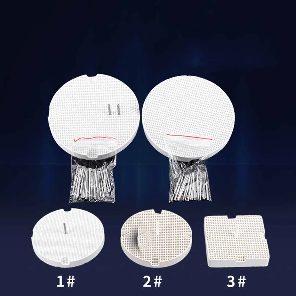 Dental Lab Honeycomb Round Firing Trays with Metal Pins Dental Technician Supplies
Dental Lab Honeycomb Round Firing Trays with Metal Pins Dental Technician Supplies