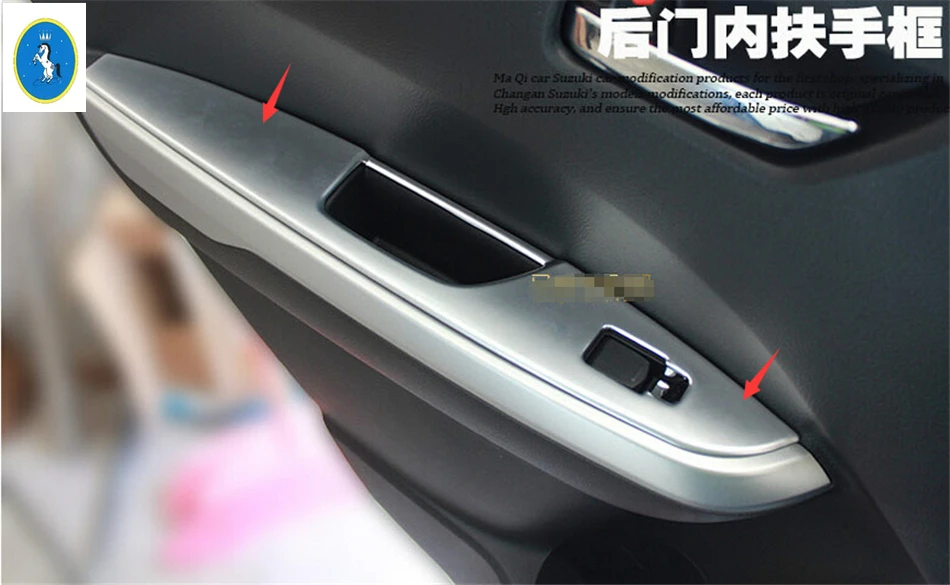 Yimaautotrims Car Inner Door Window Lift Regulator Switch Button Cover Trim 4 Pcs Fit For Suzuki Vitara Escudo 2015 - 2021 / ABS
Yimaautotrims Car Inner Door Window Lift Regulator Switch Button Cover Trim 4 Pcs Fit For Suzuki Vitara Escudo 2015 - 2021 / ABS