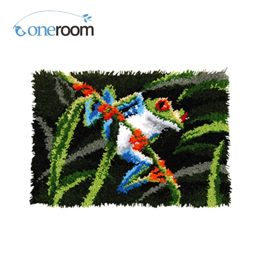 ZD608 Frog in grasses Hook Rug Kit DIY Unfinished Crocheting Yarn Mat Latch Hook Rug Kit Floor
ZD608 Frog in grasses Hook Rug Kit DIY Unfinished Crocheting Yarn Mat Latch Hook Rug Kit Floor