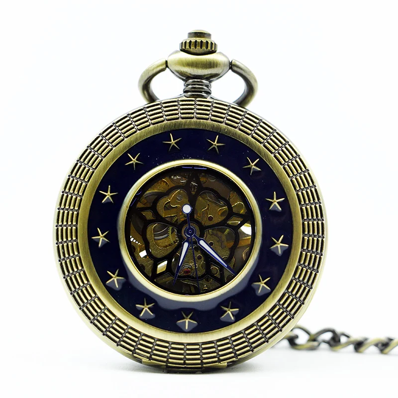 Фото Механические карманные часы в стиле стимпанк винтажные с - купить
