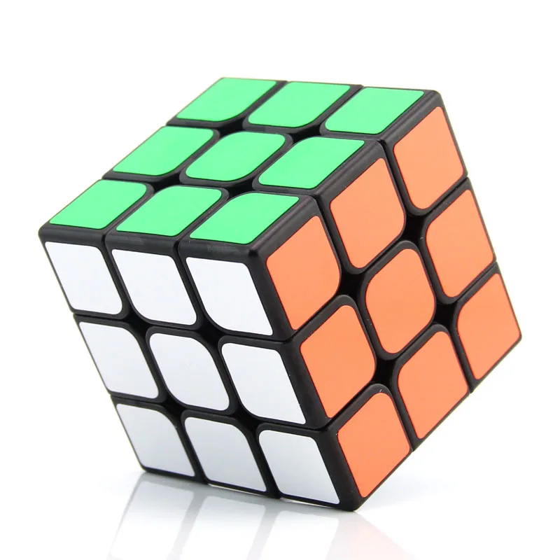 

MF3 3x3x3 Speed Magic Cube Twist Puzzle Toy Brain Teaser 3D IQ Game ABS Black 3x3 Magico Cubo Moyu 56mm Ultra-Smooth WCA Contest