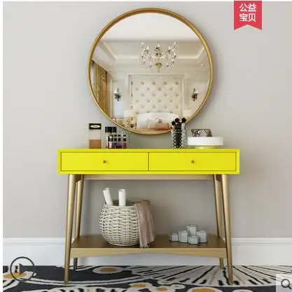 Solid wood dressing table modern minimalist net red dressing table desk one small apartment bedroom ins makeup table
Solid wood dressing table modern minimalist net red dressing table desk one small apartment bedroom ins makeup table