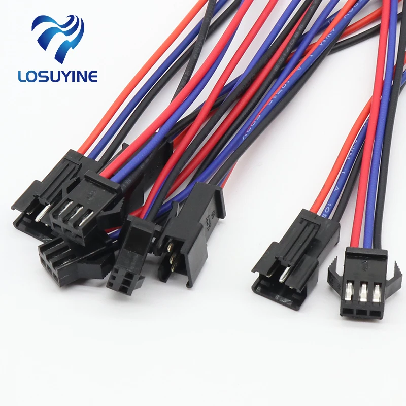 3pin led connector Male/female JST SM 3 Pin Plug Connector Wire cable for led strip light Lamp tape Driver CCTV
3pin led connector Male/female JST SM 3 Pin Plug Connector Wire cable for led strip light Lamp tape Driver CCTV