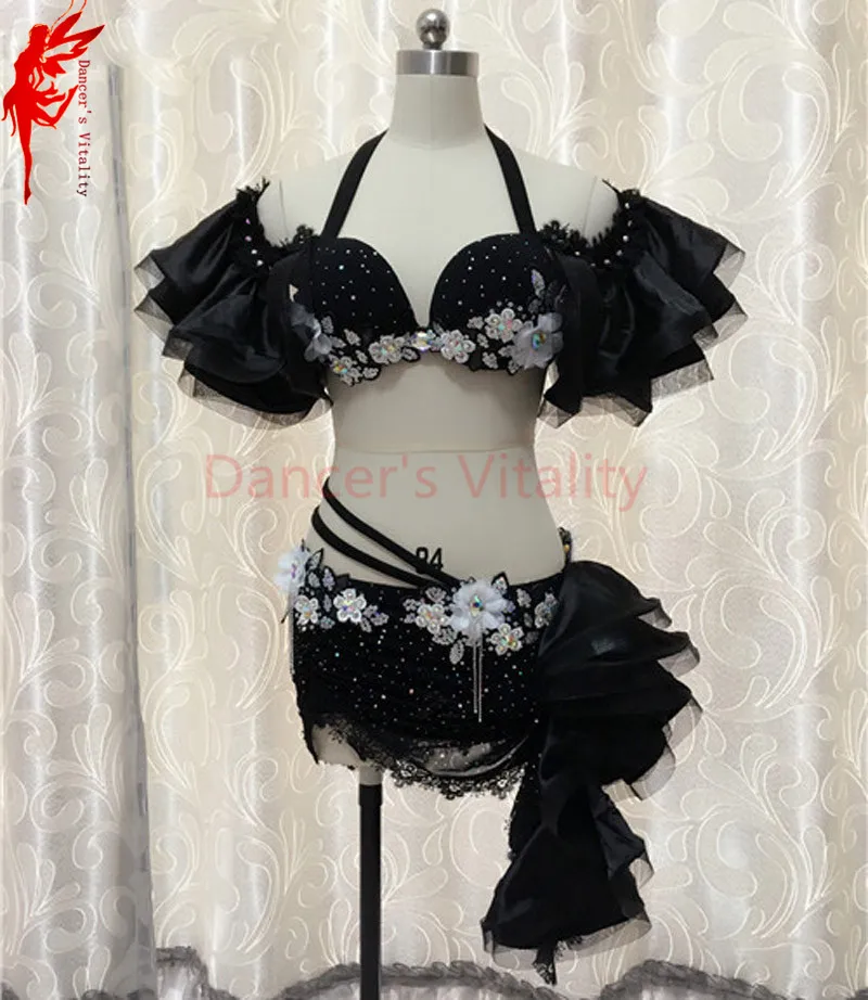 Girls belly dance Performance suit flowers bra top and long skirt 2pcs Women Embroidery belly dance clothing latin dance B/Ccup
Girls belly dance Performance suit flowers bra top and long skirt 2pcs Women Embroidery belly dance clothing latin dance B/Ccup