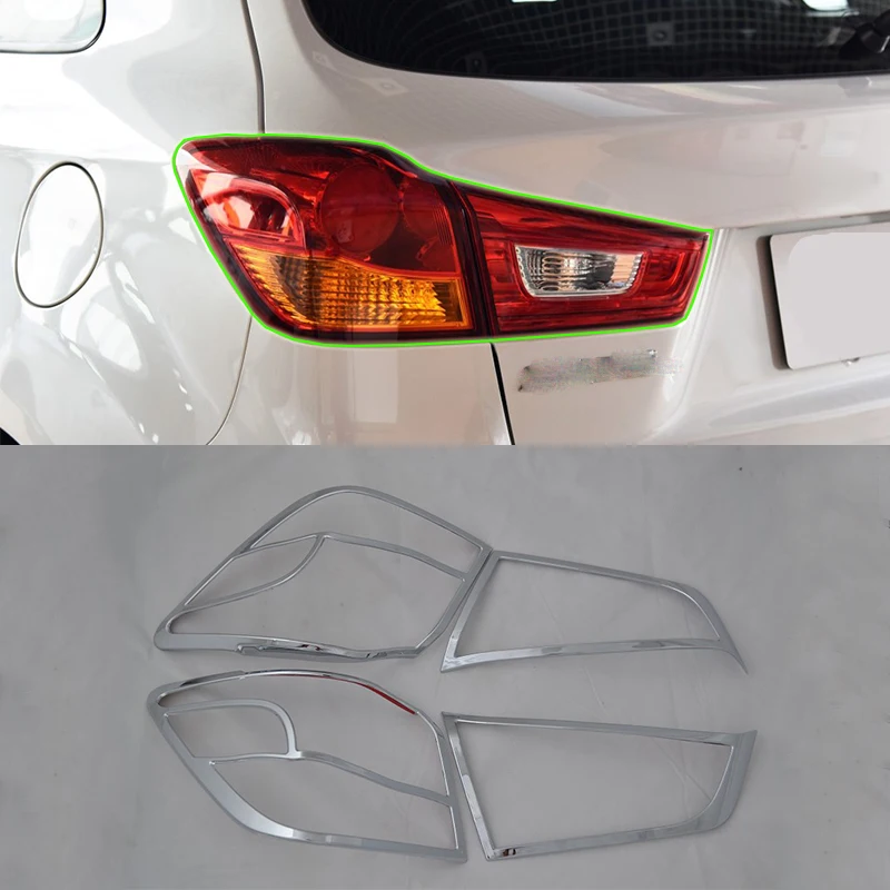 car parts ABS chrome taillight cover 2pcs Car Styling accessories For Mitsubishi 2013 ASX
car parts ABS chrome taillight cover 2pcs Car Styling accessories For Mitsubishi 2013 ASX