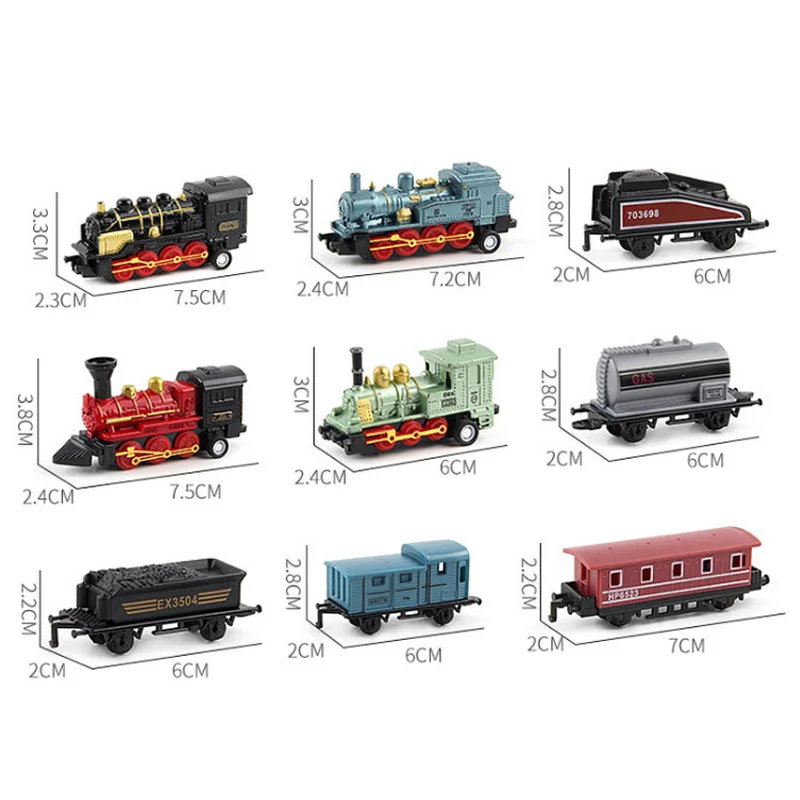 4pcs/set High Simulation Steam Train Model Toys Pull Back Alloy Headstock Train Toys for Children Collection Best Gifts
4pcs/set High Simulation Steam Train Model Toys Pull Back Alloy Headstock Train Toys for Children Collection Best Gifts