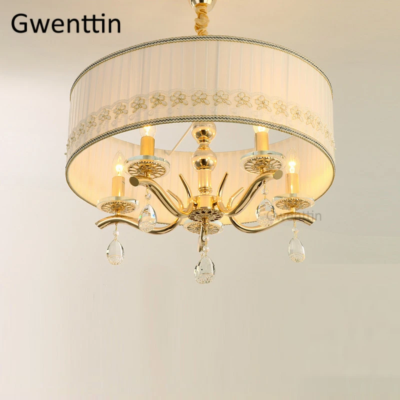 European Luxury Gold Pendant Light Fixtures Crystal Modern Led Hanging Lamp for Living Room Bedroom Kitchen Suspension Home Deco
European Luxury Gold Pendant Light Fixtures Crystal Modern Led Hanging Lamp for Living Room Bedroom Kitchen Suspension Home Deco