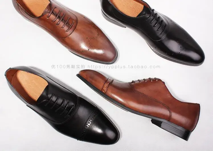 Men Low heel Pointed Toes Genuine Leather Shoes Men Lace-Up Business Men Shoes Male Formal Dress Shoes Brogue Patchwork Carved
Men Low heel Pointed Toes Genuine Leather Shoes Men Lace-Up Business Men Shoes Male Formal Dress Shoes Brogue Patchwork Carved