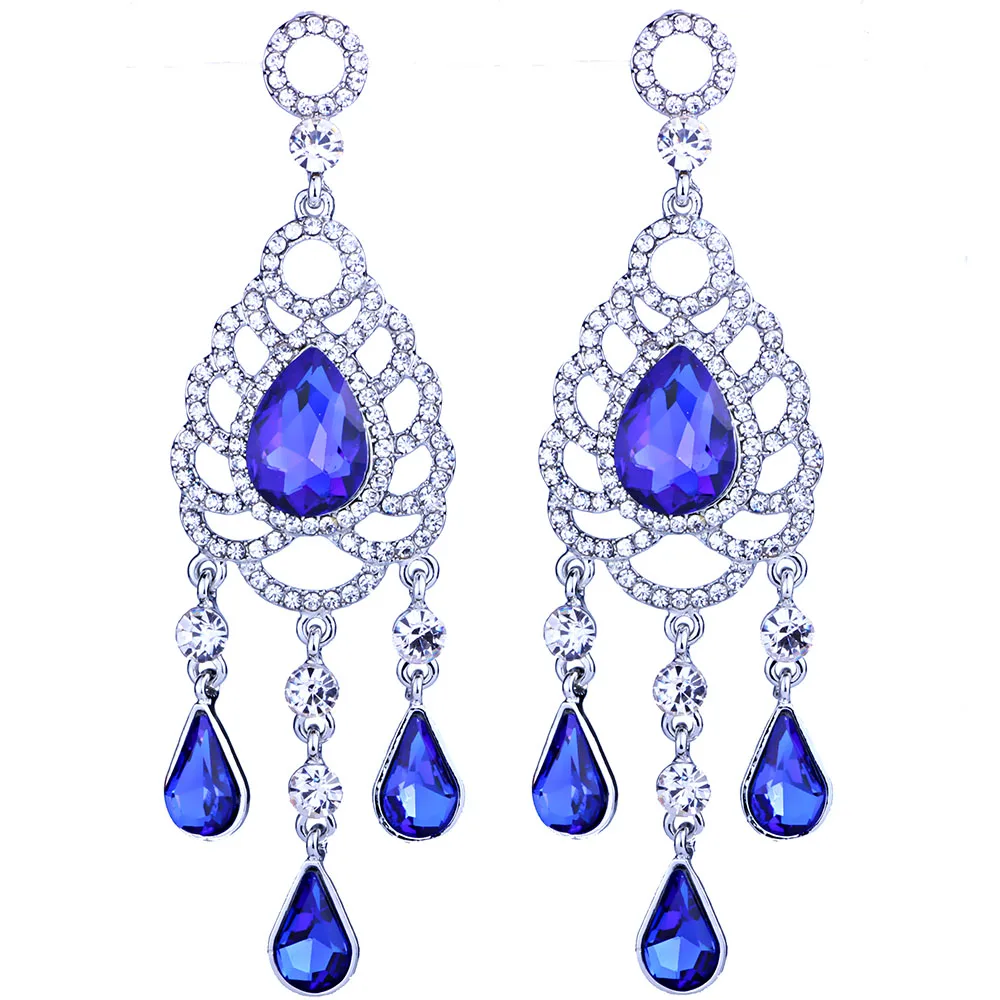 FARLENA Romantic 5 Colors Bridal Long Earrings with Crystals for Women Luxury Chandelier Wedding Jewelry Hot Selling
FARLENA Romantic 5 Colors Bridal Long Earrings with Crystals for Women Luxury Chandelier Wedding Jewelry Hot Selling