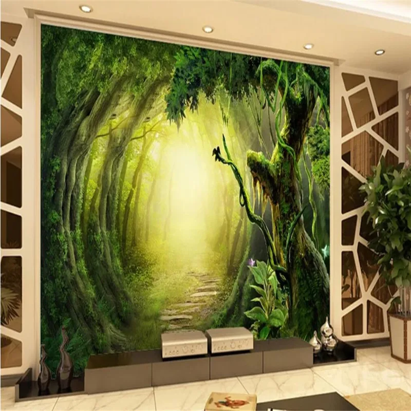 Custom wallpaper 3d fantasy woods trail TV background wallpaper mural decoration - high-grade waterproof material
Custom wallpaper 3d fantasy woods trail TV background wallpaper mural decoration - high-grade waterproof material
