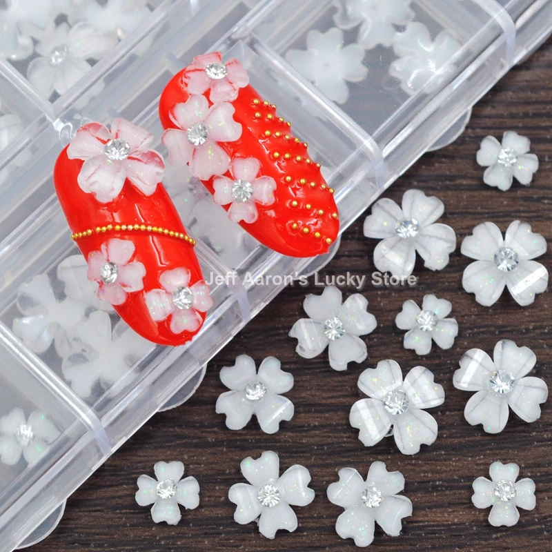 1 box 3d nail art decorations rhinestone glitter jewelry nails accessoires nail supplies tools white flower design
1 box 3d nail art decorations rhinestone glitter jewelry nails accessoires nail supplies tools white flower design