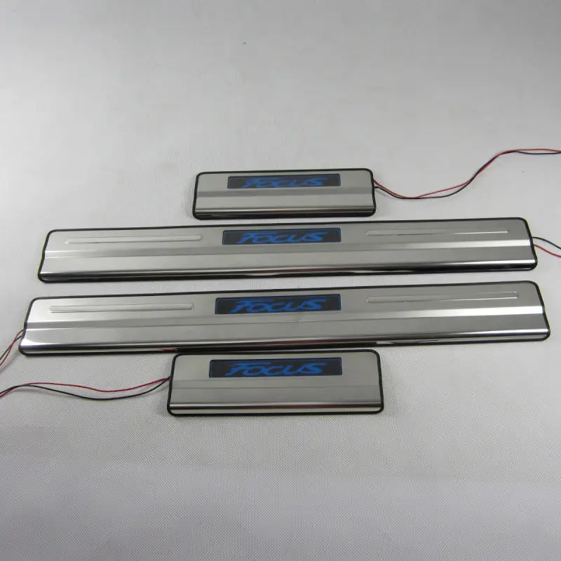 4 PCS/SET Stainless Steel LED Door Sill Scuff Plate Fit For Ford Focus 2 MK.2 2012 to 2017 Full Protect Welcome Pedals Cover
4 PCS/SET Stainless Steel LED Door Sill Scuff Plate Fit For Ford Focus 2 MK.2 2012 to 2017 Full Protect Welcome Pedals Cover