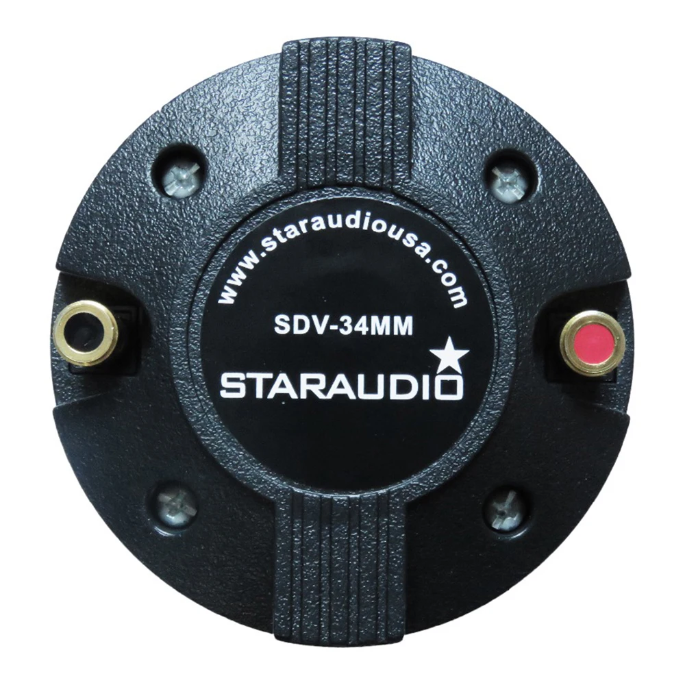 2000 Watts 1.35 Inch 34MM DJ Audio Speaker Driver Tweeter Screw-On Horn Titanium Compression PA Speaker Driver Tweeter SDV-34MM
2000 Watts 1.35 Inch 34MM DJ Audio Speaker Driver Tweeter Screw-On Horn Titanium Compression PA Speaker Driver Tweeter SDV-34MM