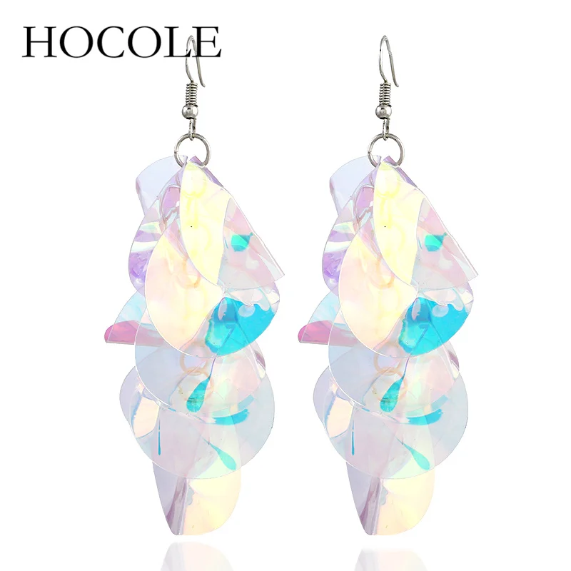 HOCOLE Bohemia Round Sequin Earrings Multilayer Colorful Long Dangle Earrings For Women Statement Drop Earring Fashion Gift
HOCOLE Bohemia Round Sequin Earrings Multilayer Colorful Long Dangle Earrings For Women Statement Drop Earring Fashion Gift