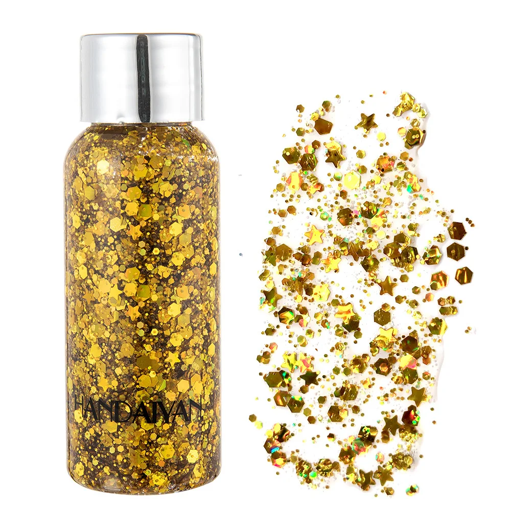 HANDAIYAN face & body glitter gel 8 rich fashion laser colors angel of view bling bling cute bottle 60pcs/lot DHL Free
HANDAIYAN face & body glitter gel 8 rich fashion laser colors angel of view bling bling cute bottle 60pcs/lot DHL Free