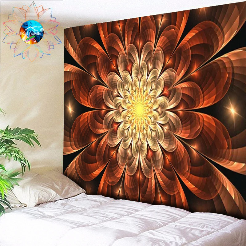 Psychedelic Flower Tapestry Bohemian Wall Hanging Decoration Wandkleed Mandala Chakra Tapestry Hippie Wall Fabric tapis mural
Psychedelic Flower Tapestry Bohemian Wall Hanging Decoration Wandkleed Mandala Chakra Tapestry Hippie Wall Fabric tapis mural