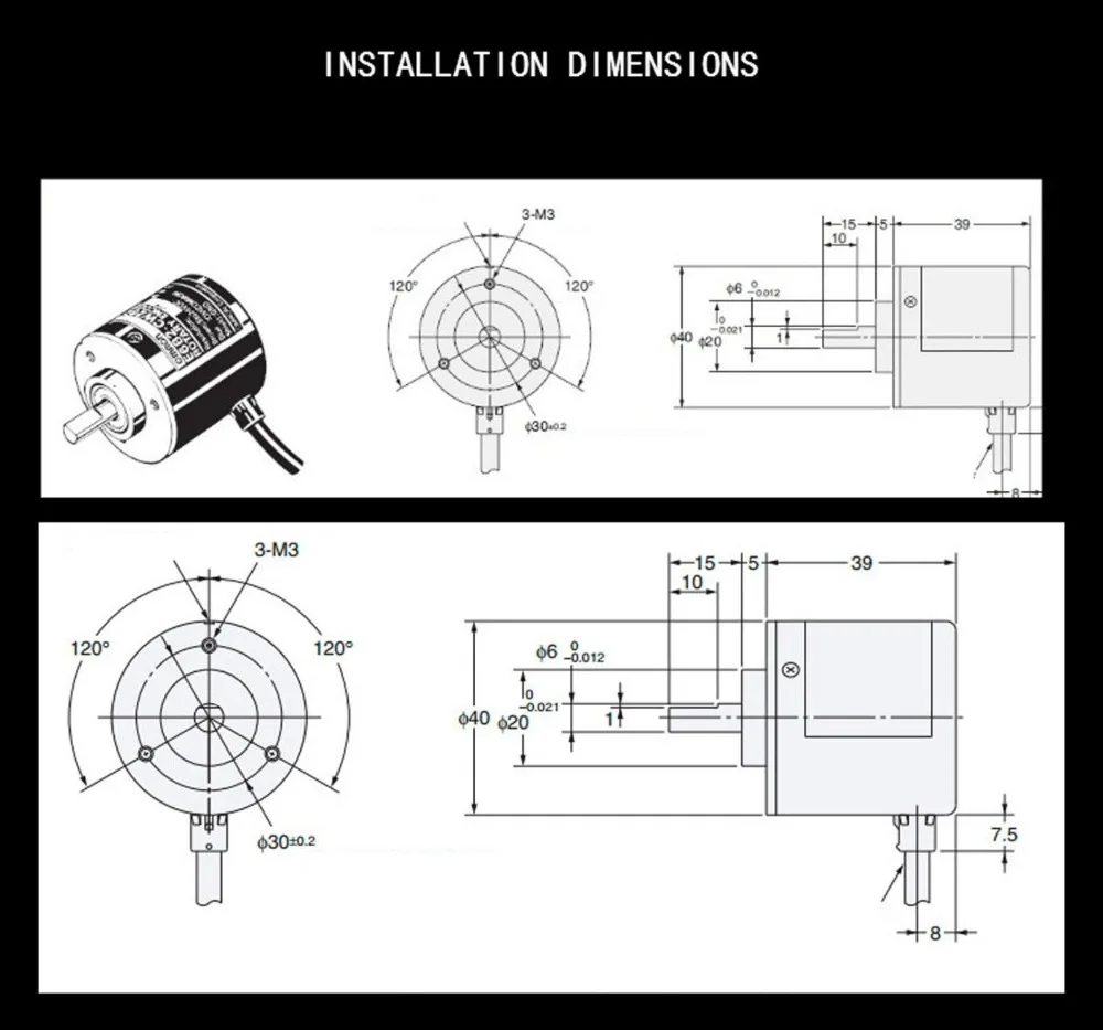 1 шт. инкрементный Поворотный энкодер OMRON 1024P 1024p/r стандартный выход напряжения NPN |