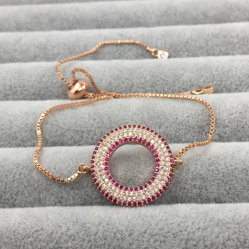 Pohier Rose Gold Color Round Circle Charms for Adjustable Colorful Mico Pave Charms Women CZ Bracelets jewelry
Pohier Rose Gold Color Round Circle Charms for Adjustable Colorful Mico Pave Charms Women CZ Bracelets jewelry