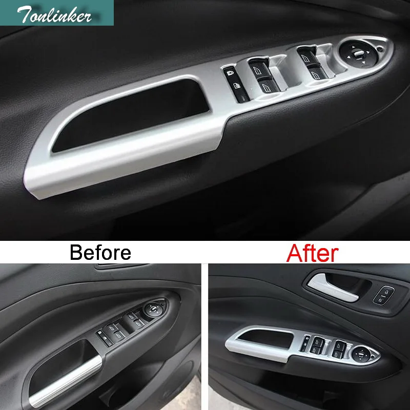 Tonlinker 4 шт. DIY Автомобильный Стайлинг ABS матовая кнопка для двери окна подъема наклейка чехол стикер s для FORD KUGA 2017 аксессуары
Tonlinker 4 шт. DIY Автомобильный Стайлинг ABS матовая кнопка для двери окна подъема наклейка чехол стикер s для FORD KUGA 2017 аксессуары