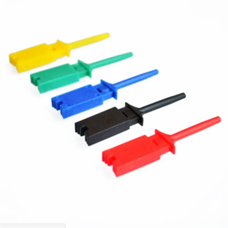 50pcs Test Hooks Clips for Logic Analyzers Logic Test Clip 5 Colors: Red Black Yellow Green Blue
50pcs Test Hooks Clips for Logic Analyzers Logic Test Clip 5 Colors: Red Black Yellow Green Blue