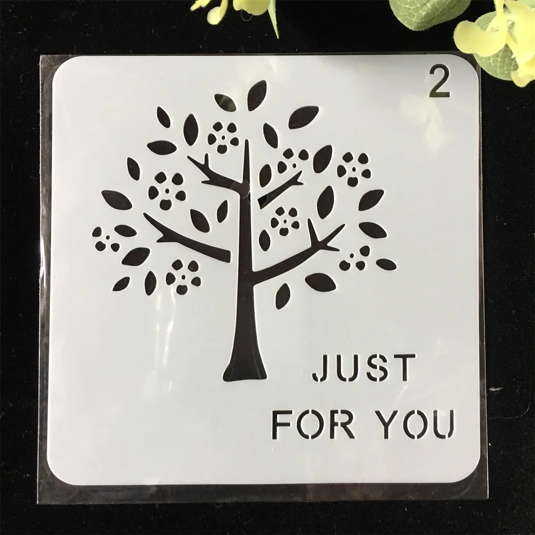 1Pcs 15cm Just For You Tree DIY Layering Stencils Wall Painting Scrapbook Coloring Embossing Album Decorative Card Template
1Pcs 15cm Just For You Tree DIY Layering Stencils Wall Painting Scrapbook Coloring Embossing Album Decorative Card Template