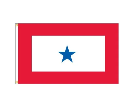 military Flag with one star two blue 90X150CM custom service Flags hobby gift Outdoor Banner | Дом и сад